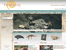 Tablet Screenshot of paleogallery.com